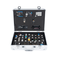 ACEBOTT Kit d'affichage de module 40 pièces avec kit de transport en alliage d'aluminium avec capteurs ESP32 Kit d'apprentissage électronique pour Arduino