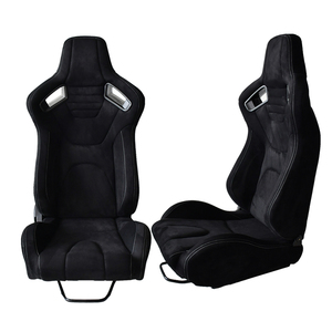 Sedili da Corsa Reclinabili in Pelle Scamosciata e Velluto Sedile da Corsa Personalizzabile con Doppia Guida di Scorrimento Regolabile - Product Image 1