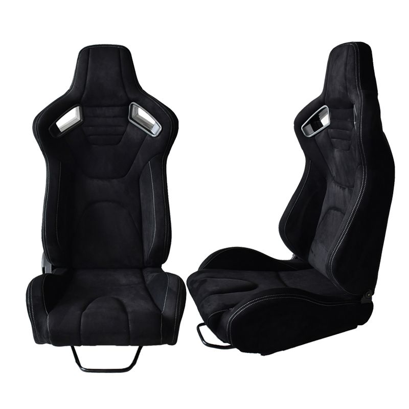 Racing Seats Reclining Suede Velvet Leather