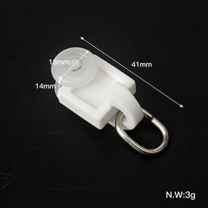 Small Ripple Fold Curtain Runner with Glider S Wave Design for Track Accessories and <b>Pole</b> Accessories - Product Image 5