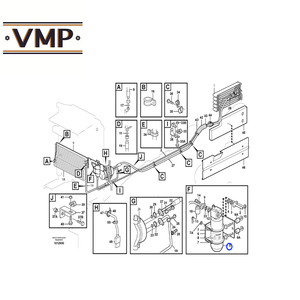 VOE11164457 - เครื่องอบแห้งสำหรับรถตักล้อยางรุ่น L50D, L50E, L50F, L60E, L60F, L70D, L70E, L70F, L90D, L90E, L90F, L110D - อะไหล่แท้จากโรงงาน - Product Image 2