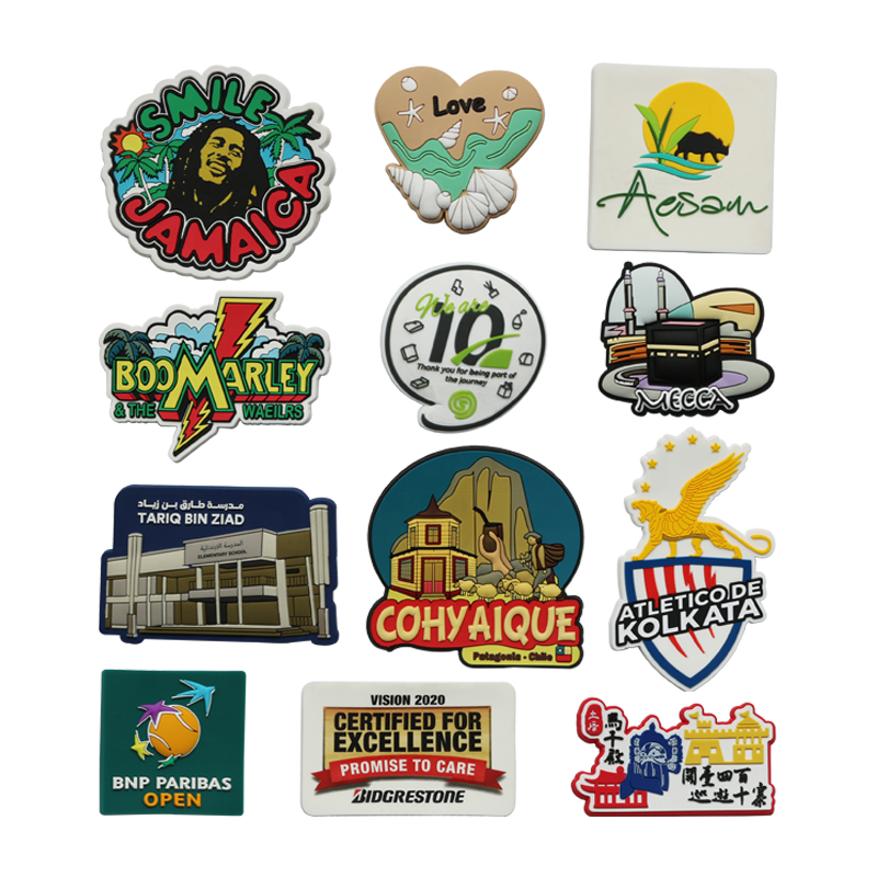 Рекламный подарок от производителя, мультяшный логотип, магнит для холодильника из ПВХ, конкурентоспособная цена, резиновый 2D 3D мягкий магнит для холодильника из ПВХ