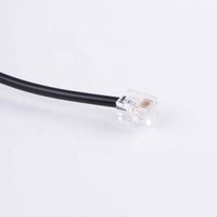 Cable Serial RS232 Personalizado RJ11 RJ12 RJ45 Macho a DB9 Hembra para Computadora y Proyector