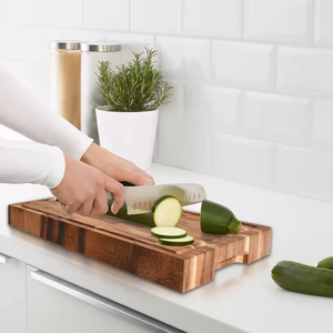 Usine Personnaliser Alimentaire Sûr Servir Viande Fromage Bois Naturel Épais TABLA COCINA Puzzle Fin De Coupe Planche À Découper pour La Cuisine - Product Image 5