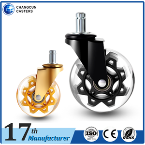 Swivel Coloful High Quality 3 Zoll Möbel <span class=keywords><strong>Caster</strong></span> Wheel Bürostuhl Castor Load Bearing 50KG PU Silent <span class=keywords><strong>Caster</strong></span> - Product Image 2