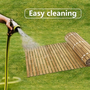 Alfombrilla <span class=keywords><strong>Antideslizante</strong></span> <span class=keywords><strong>para</strong></span> Baño, Reposapiés <span class=keywords><strong>para</strong></span> <span class=keywords><strong>Ducha</strong></span>, Alfombra <span class=keywords><strong>de</strong></span> Baño 100% Bambú Natural <span class=keywords><strong>para</strong></span> Hogar y Hotel - Product Image 5