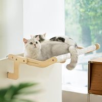 Perchoir de fenêtre pour chat AFP, durable, style salon, gain de place, hamac pour chat, meubles suspendus pour chat, lit avec ventouse puissante