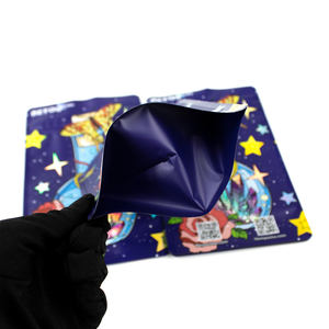 Bolsa de Mylar con Corte Irregular Personalizado de 3.5g para Dulces, Gomitas, Refrigerios, Bolsa con Cierre Hermético Reutilizable - Product Image 5