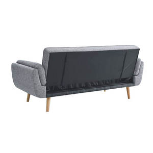 Sofá cama de madera, cofre de lino cocido, estilo clásico, futón, clic, Com cama - Product Image 4