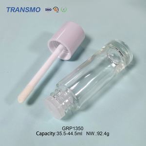 Emballage recyclable pour fond de teint liquide et blush, tube correcteur en verre avec grand pinceau, tube gloss à lèvres en verre avec grand applicateur 35ml - Product Image 4