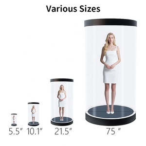 5.5 10.1 21.5 75 inch kỹ thuật số 3D Hologram hộp máy chiếu <span class=keywords><strong>LCD</strong></span> LED thiết bị hoebox trong nhà ngoài trời chiếu ba chiều - Product Image 3