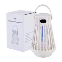 Lampe anti-moustiques photocatalytique UV double usage intérieur/extérieur, choc électrique, répulsif portable rechargeable non toxique