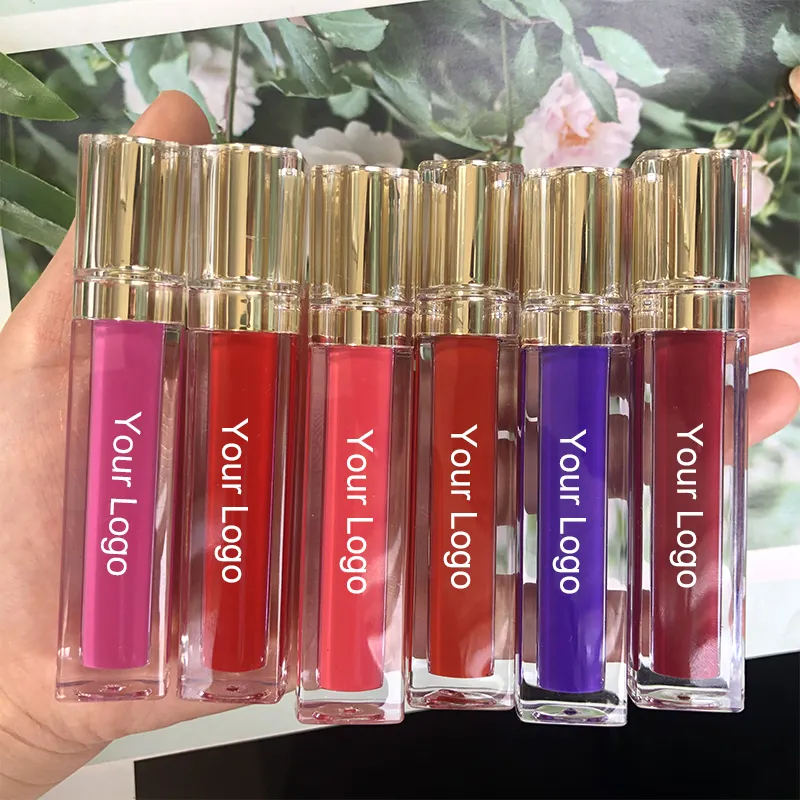 64 Colors Matte Liquid Lipstick Private Label High Quality Colorful Waterproof Long-lasting Liquid Lipstick