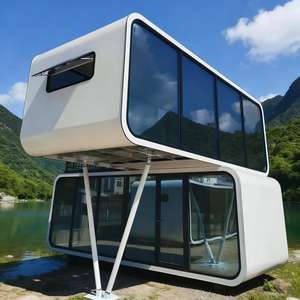 Cabaña Apple de 20 pies/40 pies, Moderna, Popular, Prefabricada, Estructura de Acero, <span class=keywords><strong>Casa</strong></span> Pequeña, Oficina Móvil, Contenedor, Hotel - Product Image 3