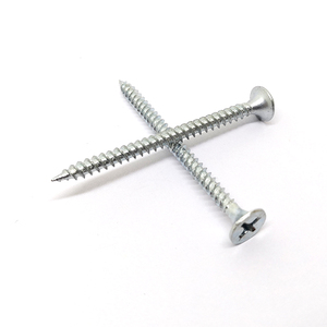 Vis à cloison sèche en acier au carbone inoxydable, galvanisée argentée - Product Image 4