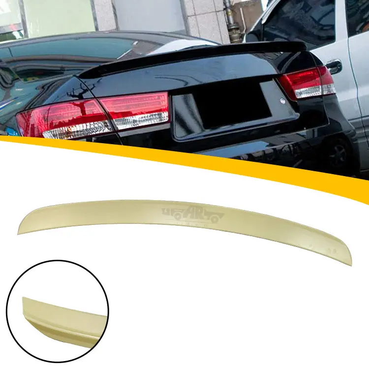 Haosheng Cơ Thể Kit Nhà Máy Sản Xuất ABS Nhựa Carbon Fiber Rear Lip Wing Spoiler Cho Hyundai Sonata 7th NF N20 2005 2006 2007 2008