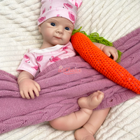 Poupée Reborn en Silicone Souple de 50 cm, Effet Peau de Bébé Réaliste, Ligne de Moulage à Faible Visibilité, Poupée Bettie pour Décoration et Présentation à Domicile