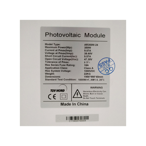 Alta eficiencia 100 w panel <span class=keywords><strong>solar</strong></span> polivinílico solares 100 w policristalino 12 voltios - Product Image 5