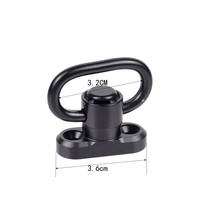 Adaptateur de fixation rapide tactique pour sangle de fusil, fixation QD 1.25, anneau de sangle 20mm, accessoires, directement de l'usine