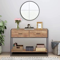 Table d'entrée moderne de luxe avec tiroir de décoration en marbre pour salon Console de couloir en bois antique chinoise avec support