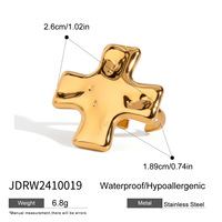 Collier pendentif croix minimaliste de luxe léger européen haut de gamme Gaovo, en acier inoxydable martelé, bijou de niche, cadeau