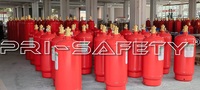 Système automatique de lutte contre l'incendie de type réseau de tuyauterie de cylindre de gaz HFC-227ea FM200 homologué UL pour salle de serveurs