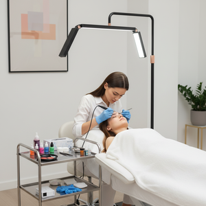 Lámpara LED de Media Luna de 36, 28, 26, 23 Pulgadas para Pestañas, Lashista, Spa y Salón de Belleza - Product Image 1