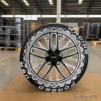 Jantes VEROS forgées à joint soudé 15 et 17 pouces légères pour amélioration de voitures C6 Muscle Car