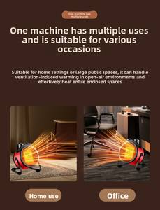 Chauffage électrique portable <span class=keywords><strong>mini</strong></span> en céramique 3000W, élément chauffant PTC avec fonctions de ventilation et d'éclairage pour la maison, la <span class=keywords><strong>serre</strong></span>, la ferme - Product Image 6