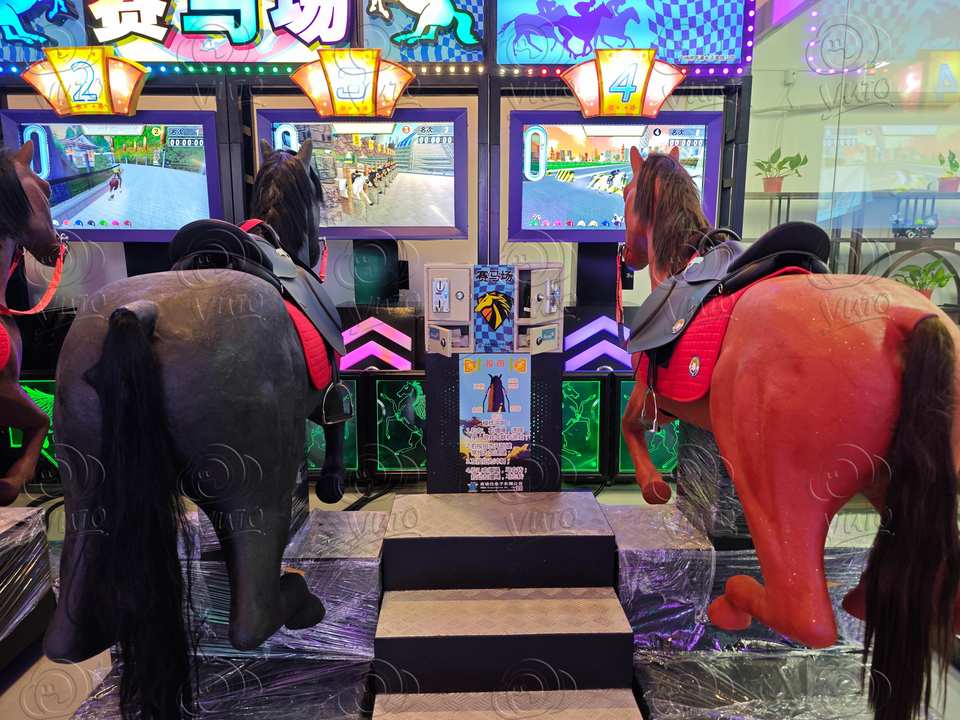 Gogo Jockey 4P Horse Riding Simulator Game Machine for Sale