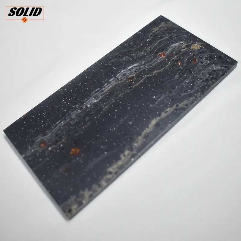 Materiali da costruzione pietra artificiale solido foglio di superficie per bacini controsoffitti