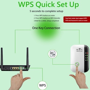 Répéteur WiFi 300M, amplificateur de signal, répéteur sans fil pour la maison, jusqu'à 50 appareils - Product Image 4