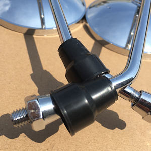 Rétroviseur latéral universel chromé YB100 pour motos et scooters <span class=keywords><strong>Vespa</strong></span>, nouvel accessoire - Product Image 4