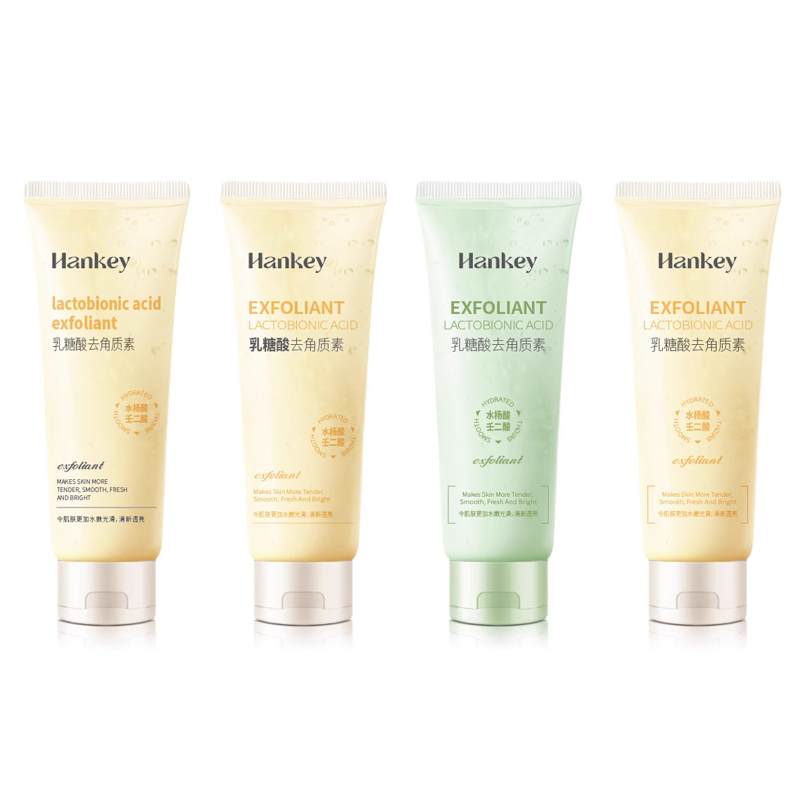 Hot Selling Body Deep Cleansing Removing Dead Skin and Dirt Lactose Acid Exfoliating and Mud Rubbing Gel 100g