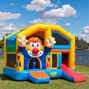 Château gonflable commercial géant en PVC de haute qualité avec toboggan, garantie de 3 ans, capacité de 300 à 500 kg - Product Image 5