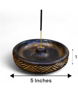 Quemador de incienso ecológico de madera natural, incienso Bakhoor, decoración para el hogar, meditación y regalos, proveedor al por mayor. - Product Image 3