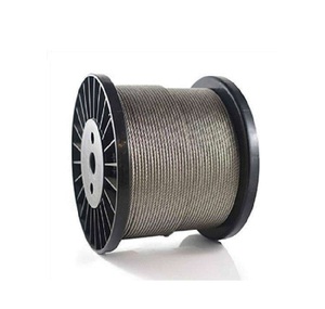 ลวดสลิงสแตนเลส 1/8" 1x19 316L แบบม้วน ชนิด 316 มาตรฐาน AiSi บริการตัดตามขนาด 1x19 ลวดสลิงสแตนเลส - Product Image 1