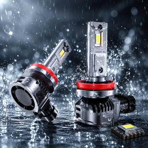 Phares LED de voiture TOPOWL H10 12V/24V 50W 12000LM 6500K IP67 étanches, tubes en <span class=keywords><strong>cuivre</strong></span>, Canbus Plug and Play, ajustement universel - Product Image 5