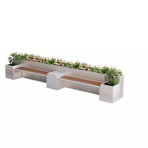 Fioriere e Panchine Personalizzate in Acciaio Inossidabile e Ferro Battuto per Esterni, Giardini, Cortili, Laghetti per Fiori e Balconi - Product Image 6