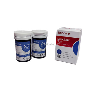 แผ่นตรวจน้ำตาลในเลือดแบบไม่ต้องใช้เข็มเจาะ Codefree Sugar Strips <span class=keywords><strong>Sinocare</strong></span> <span class=keywords><strong>Safe</strong></span> <span class=keywords><strong>Accu</strong></span> <span class=keywords><strong>Sinocare</strong></span> - Product Image 2