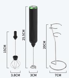 เครื่องตีฟองนมไฟฟ้าแบบพกพา ชาร์จผ่าน USB  3 ระดับความเร็ว สำหรับใช้ในครัวเรือน - Product Image 3