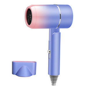 Foldable Hair Dryer Gradient Color Dc Motor Single Air Nozzle Home Travel Use - Product Image 2