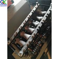Machine automatique de pliage de soufflets métalliques 4m/min, machine à haute vitesse pour la fabrication de conduits ovales pour l'ingénierie des ponts
