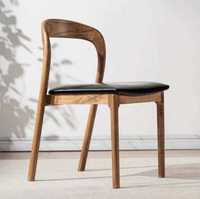 Vente en gros de chaises nordiques modernes en bois massif chaises rembourrées pour restaurant café