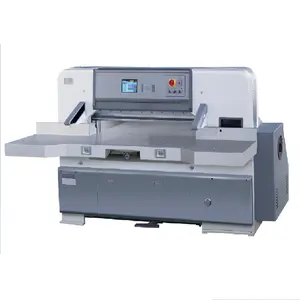 [JT-QZK780DH-10 10 pulgadas de pantalla táctil de engranaje de gusano de conducción de la máquina de corte de papel polar guillotina