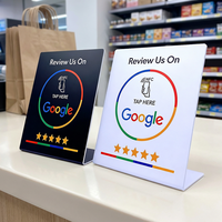 TapFive NFC Soporte de PVC personalizado Revisión de Google Código QR Tarjeta de visita RFID sin contacto Menú de redes sociales Membresía Hoteles 13,56 MHz