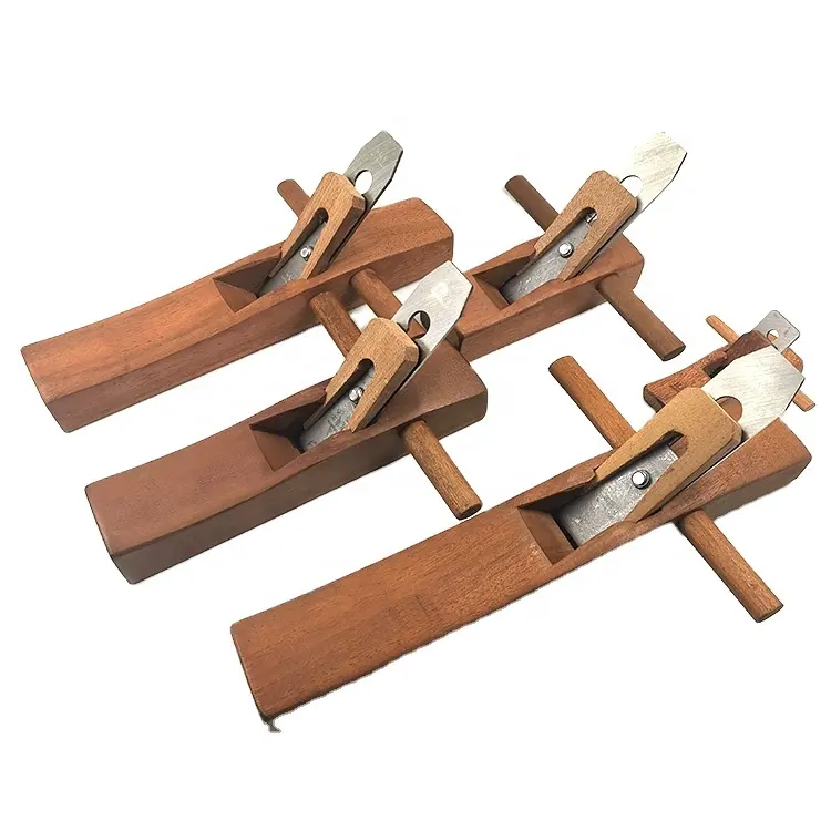Portable Flat Base Rosewood Woodworking Tool Hand Planes with Adjustable Steel Blade