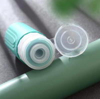 Ensemble de 4 flacons de voyage en silicone écologiques, anti-fuite, approuvés par la TSA, 90 ml, avec contenants pour articles de toilette pour avion