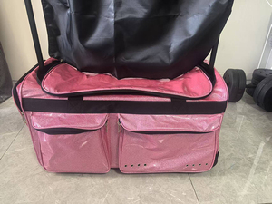 Échantillon gratuit : Sac de voyage TDance avec porte-vêtements, sac de sport à roulettes pour costumes, bagage vertical à roulettes pour la danse - Product Image 6
