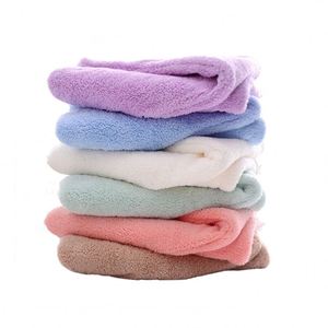 Custom Quick Dry Coral Fleece Hair Turban Wrap Towel Super Absorbent Soft Women Shower Hair Wrap for Bathroom Travel Daily Use - Product Image 4
